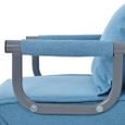 Canapé-lit-fauteuil convertible, dossier réglable sur 6 positions, fauteuil pliable avec oreillers, assise rembourrée-1