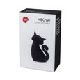 Balvi Cale-porte Meow! Couleur noir Cale-porte en forme de chat Polyester 28 cm-1