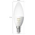 PHILIPS Hue White Ambiance - Ampoule LED connectée flamme E14 - 6W - Compatible Bluetooth-1