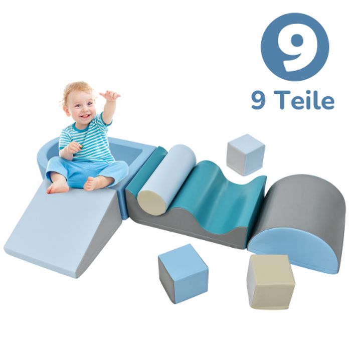 9 blocs de construction pour enfants, parfaits pour jouer et grimper ...