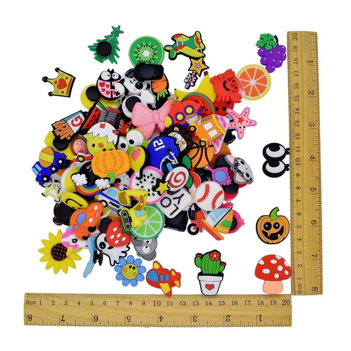 100 Pièces Différentes Breloques De Chaussures Pour La D Coration De Bracelets De Chaussures Et De Bracelets