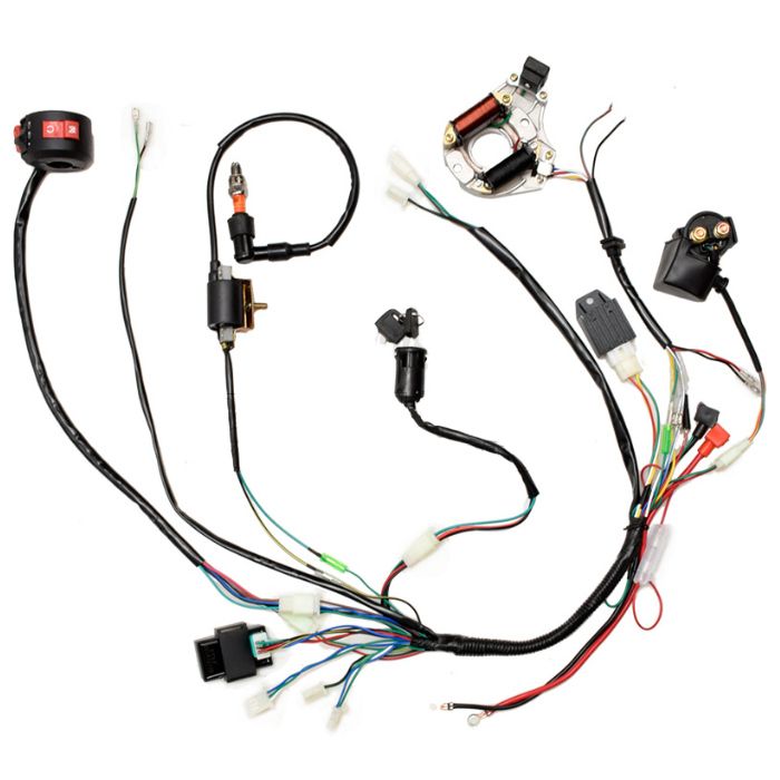 Faisceau de câblage électrique pour voiture - 12 V - Pour roue motrice - Haute puissance - Pour enfants - Avec kit de télécommande 2,4 G