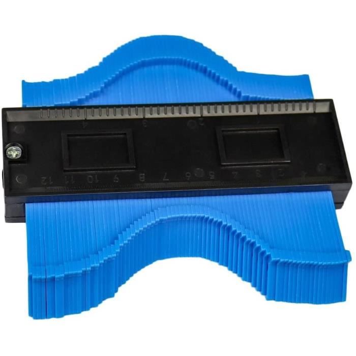 Jauge De Copiage / Duplicateur De Profil Helweet – Bleu – Pour Copier Contours Précis – Neuf