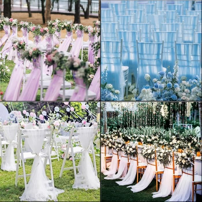 Lot de 10 nœuds de chaise en satin noir - 17 x 275 cm - Pour mariage, banquet, fête d'anniversaire, hôtel, décoration de la maison - Nœud papillon en tissu au design