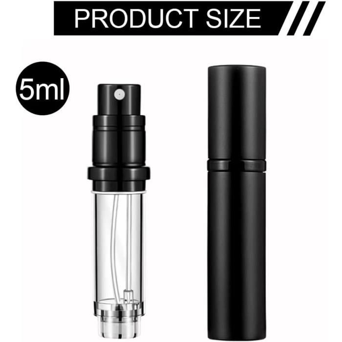 5ml Vaporisateur Parfum Vide Rechargeable Parfum Atomiseur pour Voyage Mini  Flacon de Parfum de Voyage Travelofo Petit Distrib[368] - Cdiscount Au  quotidien