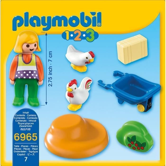 6965 ferme avec poules 1.2.3 - Playmobil - Playmobileros - Tienda de  Playmobil Nuevo y Ocasión