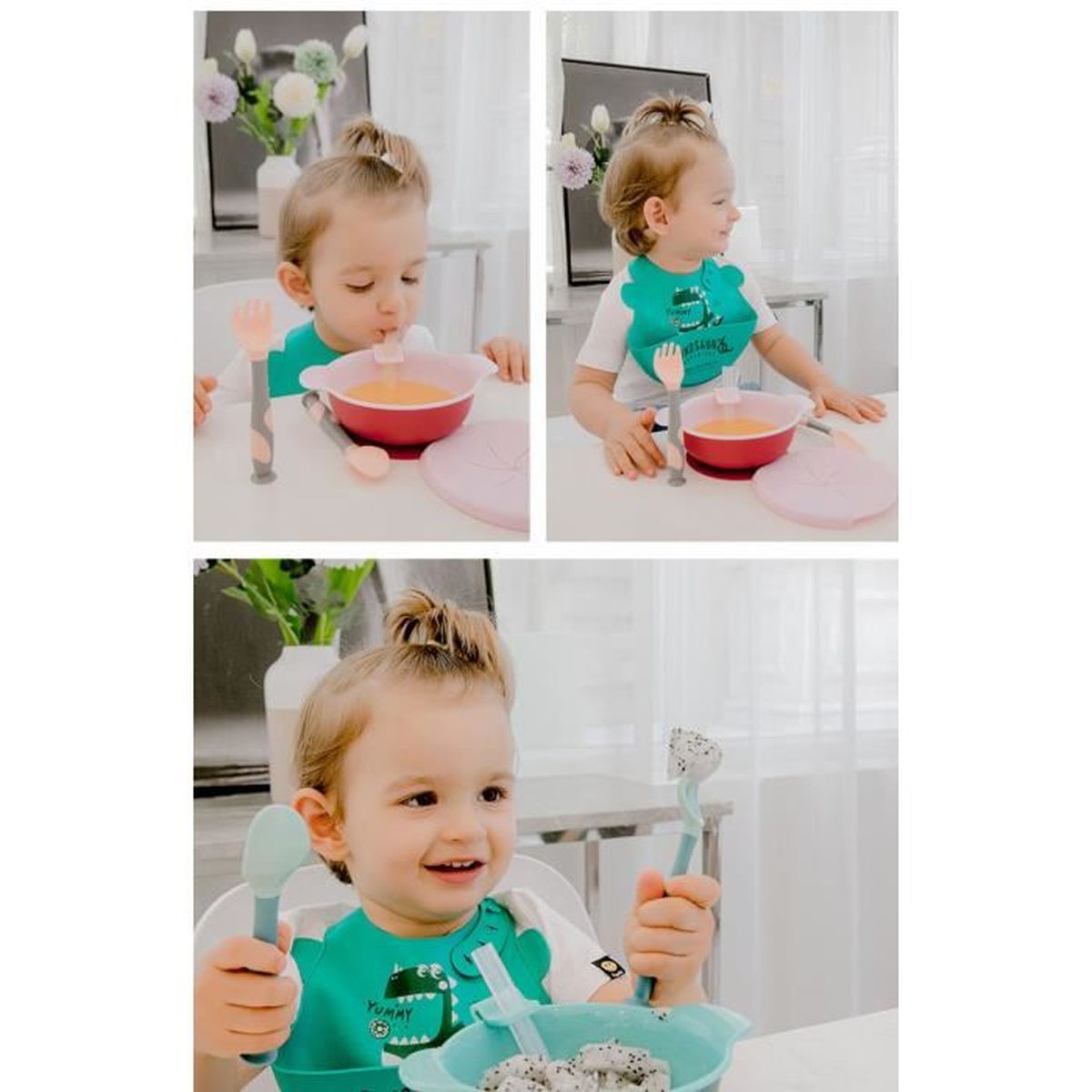 Soupe Et Bouillie De Bebe En Silicone Bol A Ventou Rosese Bol De Paille Bol Bebe Multifonctionnel Cdiscount Puericulture Eveil Bebe