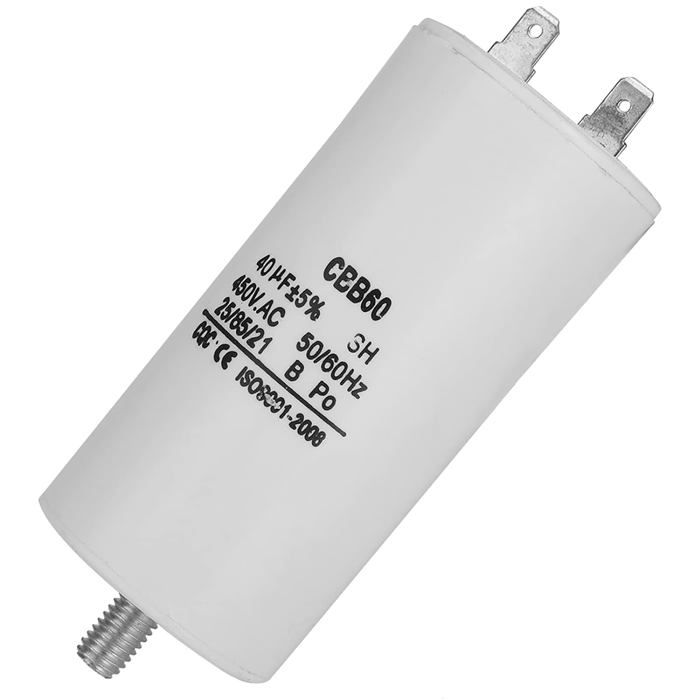 Condensateur 60uf CBB60, Condensateur Courant De Moteur Respectueux De L'environnement 450V ESR