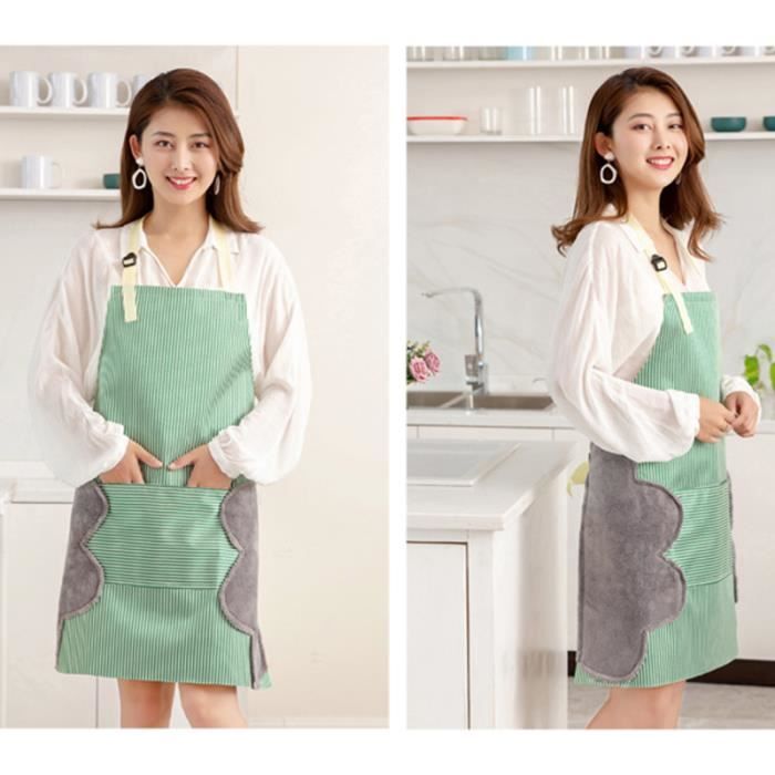 Tablier PVC Imperméable DBREAKS Avec Protège-manches - Unisexe, 110x80 Cm, Réglable - Pour Cuisine, Boucherie, Atelier, Pizzeria