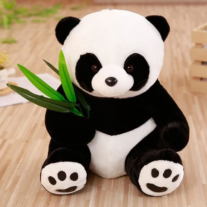 Simulation Panda Poupée en peluche Peluche Jouet Belle Peluche Moelleuse  Coussin Coussin Peluche Poupée Pour Enfants Filles Cadeau Décoration
