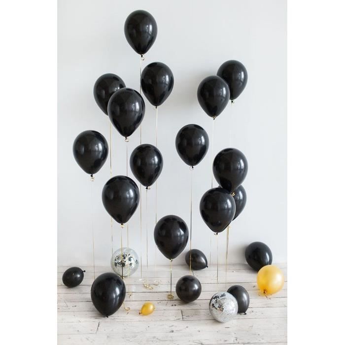 Sachet de 6 ballons latex taille 11 (28 cm) 10 ans - Ambiance-party