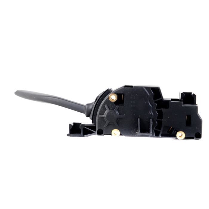 Aerzetix Soufflet De Levier De Vitesse Cuir Noir/Coutures Rouges Pour Citroën C4 I (2004-2009) - Boîte Manuelle