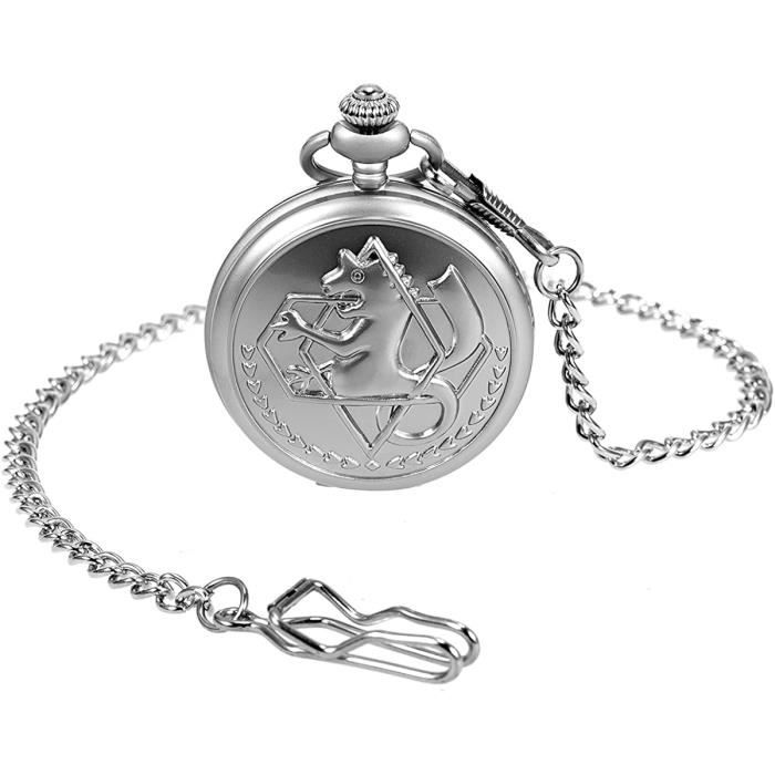 SIBOSUN Montre de Poche Fullmetal Alchemist Edward Elric Anime