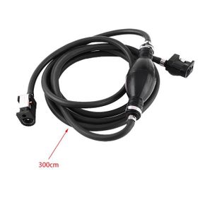 Tuyau Durite Alimentation Retour Carburant Avec Pompe Poire Amorçage - Compatible Clio II Kangoo 1.9 D