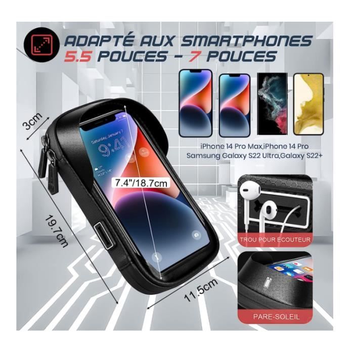 Support De Téléphone Portable Pour Guidon De Vélo Support De Montage