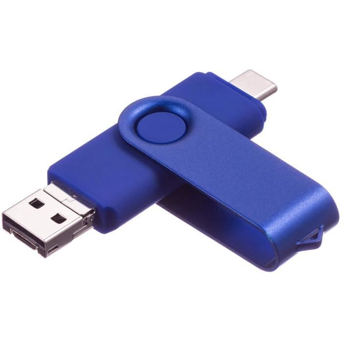 Lot de 50 Clés USB 4Go Cle USB 2.0 Flash Drive Clef USB Pivotant