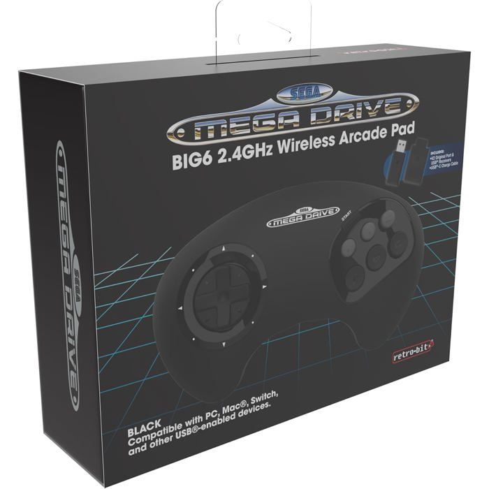 Manette Arcade MegaDrive 2 SEGA – Joystick (Occasion, Sans Boîte)