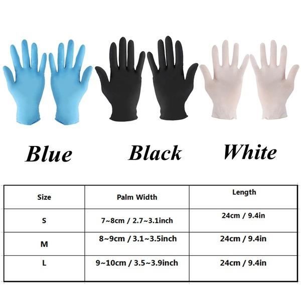 Gants Jetables En Vinyle TAVIALO – Lot De 100, Sans Poudre, Taille M/8 Ou L/9, Pour Maison, Médecine, Industrie - 10