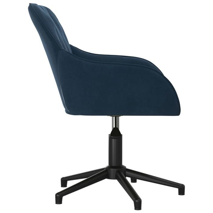 Fauteuil De Bureau Pivotant Et Réglable En Hauteur En Velours Côtelé Vert Kaki - Gianni - Chaise de bureau