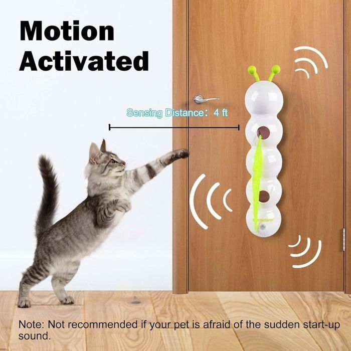 Vers Magiques Chenilles Jouets Enfants Pilikoll 12 - Jouet Interactif Pour Enfants Et Chats - Hippocampe Animé Couleur Arc-en-ciel Jouet Animation Fête Enfant Jouet Chat Vers Bougeant