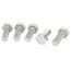 sourcing map 10 Set M10x40mm vis T/ête Hex acier Inox 304 Kit Assortiment /Écrou rondelle