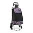 TecTake Chariot de Courses Pliable avec 2 Roues diverses couleurs au choix Pourpre