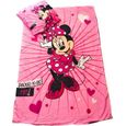 Parure de Lit Minnie Mouse - Disney - Housse de couette réversible 140x200 cm + taie 63x63 cm microfibre - Minnie-0
