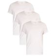 Calvin Klein Pour des hommes Paquet de 3 t-shirts ras du cou, blanc-0