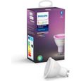 PHILIPS HUE Ampoule White & Color Ambiance - 6,5 W - GU10 - Bluetooth-0