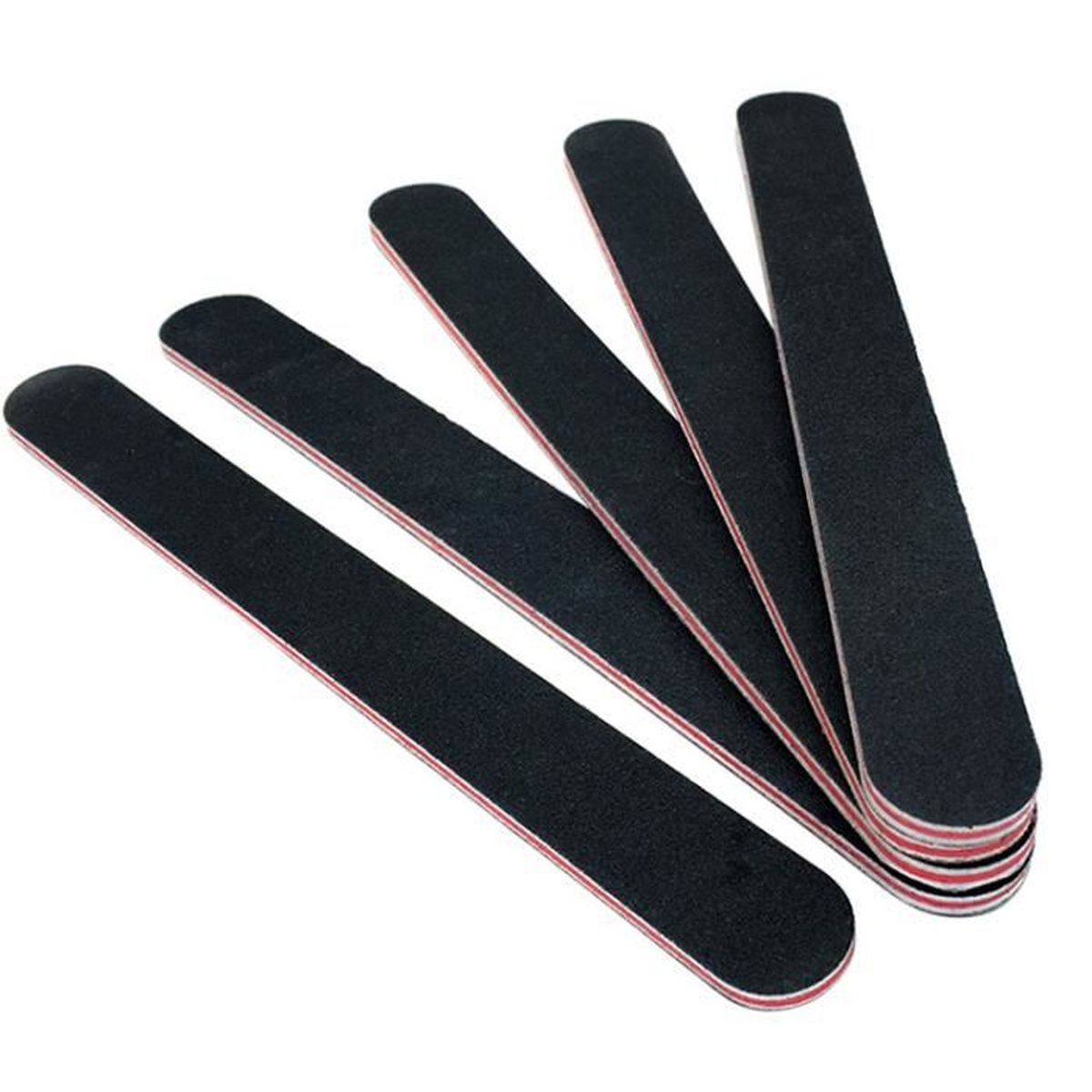 Lot De 100 Limes à Ongles Professionnelles Jetables - Grain 180/240 - Bleues - Marque NATUCE