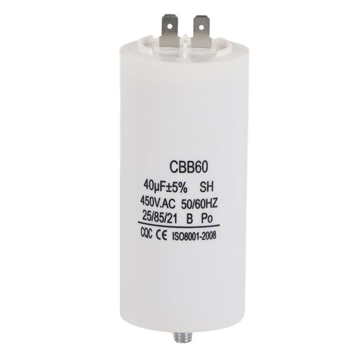 Condensateur de Pompe à Eau CBB60 450V 40uf 50 / 60Hz pour Machine à Laver Cdiscount Bricolage