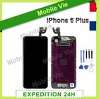 MOBILEVIE ECRAN COMPLET VITRE TACTILE + LCD RETINA ORIGINAL TOUT ASSEMBLÉ POUR IPHONE 6 PLUS NOIR + OUTILS + FILM + EXPÉDITION SOUS 24H
