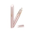 AMOUNE Crayon à sourcils électrique, indolore sourcils rasoir sourcils dames indolore épilateur type batterie or rose