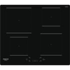 Table de cuisson induction - HOTPOINT - 4 foyers - L60 cm - HQ5660SNE - 7200 W - Rêvetement verre noir