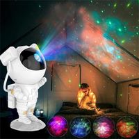 Projecteur Ciel Etoile Galaxie avec minuterie, Astronaut Star Sky Projection Lampe, Veilleuse pour enfants adultes, avec téléco A209