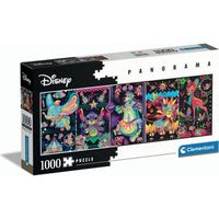 Puzzle panorama Disney 1000 pièces - CLEMENTONI - Musclets de main inclus