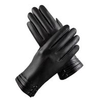 INF Gants d'hiver avec doigts tactiles pour femme 1 paire Black L 