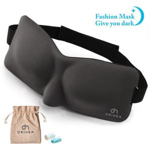 Masque de Sommeil Itoda 3D Portable L/éger et Respirant Bandeau de Nuit pour Hommes Femmes Sangle Ajustable et Ensemble Confortable pour la Maison et le Voyage