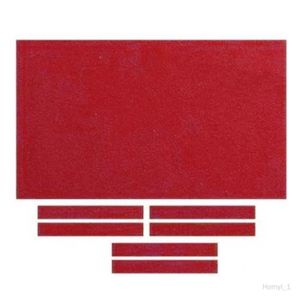 BILLARD Nappe de table de billard en laine mélangée COLAXI - 7' 8' 9' - Rails pré-coupés - Rouge