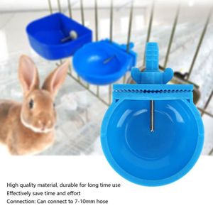 ABREUVOIR 10 ensembles buveur de lapin boire bol d'alimentation ferme Cage accessoires fournitures animaux rongeurs