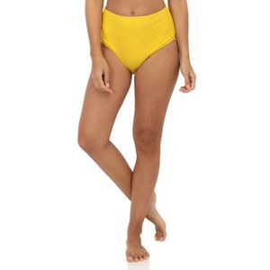 Maillot De Bain Une Pièce Topshop Taille 10 - Jaune Fleuri Dos Bas - Occasion Très Bon État