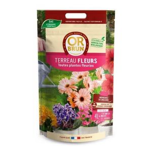 TERREAU - SABLE OR BRUN Terreau fleurs 4l