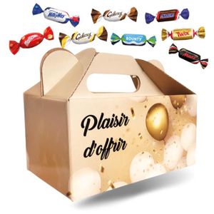 CHOCOLAT BONBON Ballotin Plaisir d'Offrir et son assortiment de 100 chocolats Célébrations