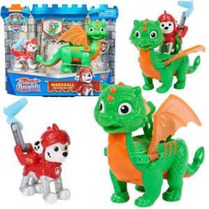 FIGURINE - PERSONNAGE Paw Patrol Rescue Knights 2 figurines Marshall et 