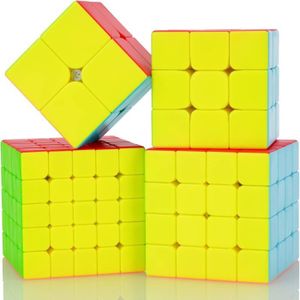 CASSE-TÊTE Maomaoyu Speed Cube Set 2x2+3x3x3+4x4x4+5x5x5 4 Pa