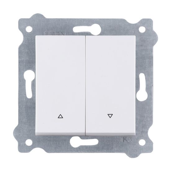 Bouton Poussoir Schneider Altira 10A Blanc - Commande Pour Volet Roulant, Finition Antibactérienne