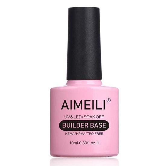 AIMEILI 2 en 1 Base Builder, Base CoatBuilder Gel Pour Pointes Des