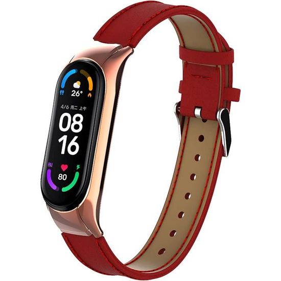 Bracelet De Remplacement Jaune Pour XIAOMI MI BAND 5-6-7 Et AMAZFIT BAND 5 – Silicone Souple, Confortable Et Ajustable