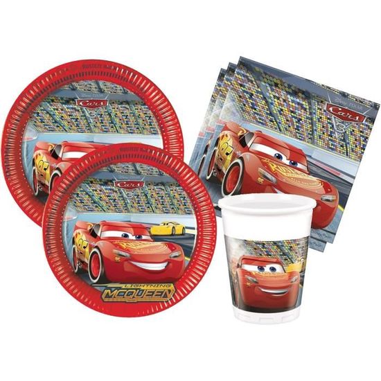 Lot De 61 Pièces Vaisselle De Fête Noël Pour Enfants - Assiettes, Gobelets, Serviettes, Nappe Pour 20 Personnes