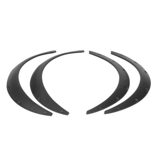 Kit Extensions D'ailes / Passages De Roue En Fibre De Verre Noir Pour Mini R56 - Non Peintes, Facile à Installer